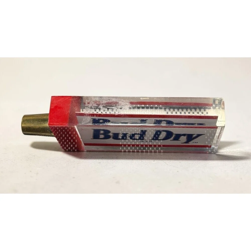 Vintage‎ Bud Dry Bar Tap Handle Budweiser 6” long